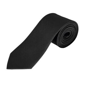 SOL'S 02932 - Garner Cravate En Satin De Polyester Noir