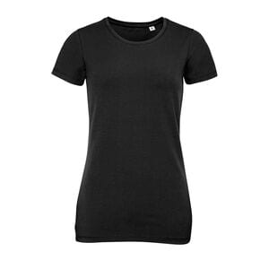 SOL'S 02946 - Millenium Women Tee Shirt Col Rond Femme Noir profond