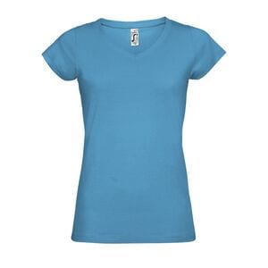 SOLS 11388 - MOON Tee Shirt Femme Col “V”