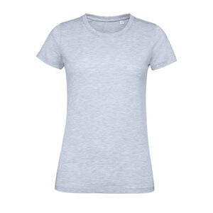 SOL'S 02758 - Regent Fit Women Tee Shirt Femme Col Rond Ajusté Bleu ciel chiné