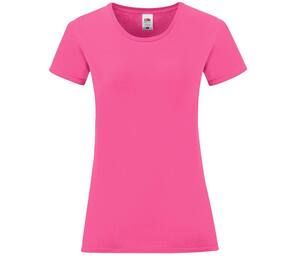 FRUIT OF THE LOOM SC151 - Tee-shirt col rond 150 Fuchsia