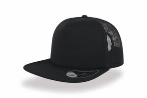 ATLANTIS AT145 - Casquette américaine visière plate Black/Black