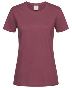 Stedman STE2600 - Tee-shirt col rond pour femmes CLASSIC Burgundy Red