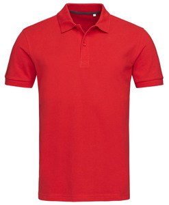 Stedman STE9050 - Polo manches courtes pour hommes Henry SS Crimson Red