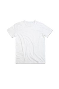 Stedman STE9100 - Tee-shirt col rond pour hommes Finest Cotton-T Blanc
