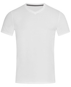 Stedman STE9610 - Tee-shirt Col V pour Homme Blanc