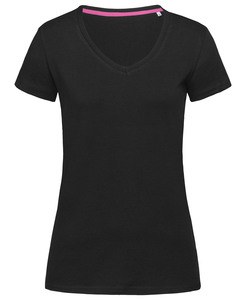 Stedman STE9710 - Tee-shirt col V pour femmes Black Opal