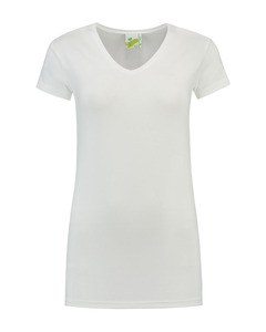 Lemon & Soda LEM1262 - T-shirt Col V SS Femme Blanc