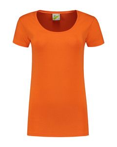 Lemon & Soda LEM1268 - T-shirt Col Rond SS Femme Orange