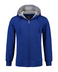 Lemon & Soda LEM3225 - Sweat Cardigan Lourd à Capuche Homme  Bleu Royal