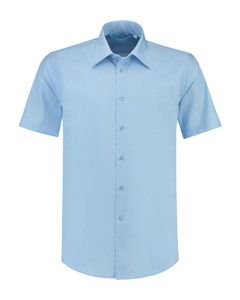 Lemon & Soda LEM3936 - Chemise Popeline Homme Mix SS Bleu ciel