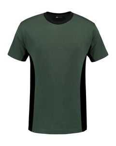 Lemon & Soda LEM4500 - T-shirt Workwear iTee Manches Courtes Forest Green/BK