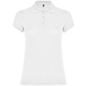 Roly PO6634 - STAR WOMAN Polo femme manches courtes Blanc