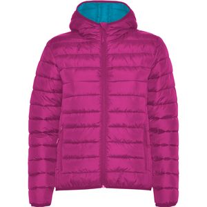 Roly RA5091 - NORWAY WOMAN  Veste femme matelassée avec rembourage touché plume et capuche fixe ajustée