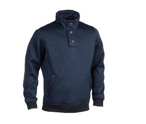HEROCK HK1701 - Pull polaire Navy Chiné