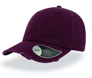 ATLANTIS AT143 - Casquette vieillie Burgundy