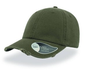 ATLANTIS AT143 - Casquette vieillie Vert Olive