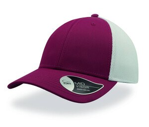 ATLANTIS AT147 - Casquette de sport Burgundy / White