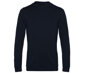 B&C BCU01W - Sweat col rond # Navy Blue