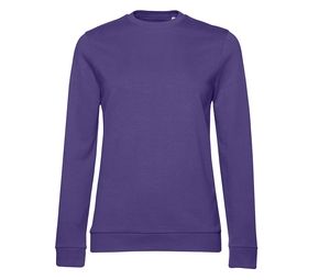 B&C BCW02W - Sweat col rond # femme Radiant Purple