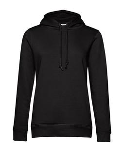 B&C BCW34B - Sweat capuche organique femme Black Pure