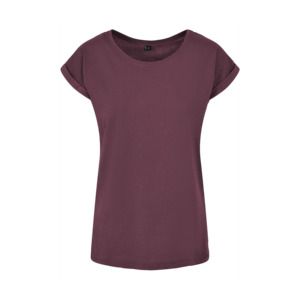 BUILD YOUR BRAND BY021 - T-shirt femme Burgundy