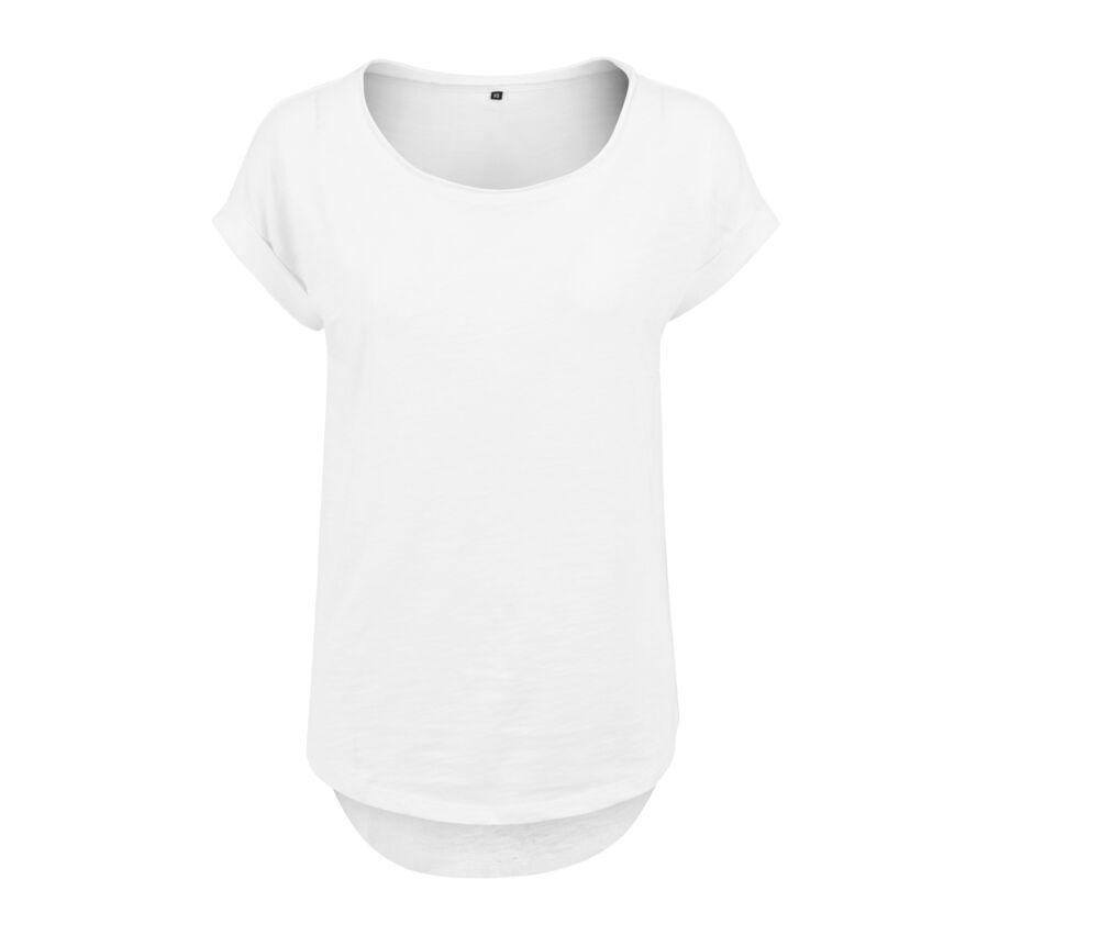 BUILD YOUR BRAND BY036 - T-shirt femme au dos rallongé