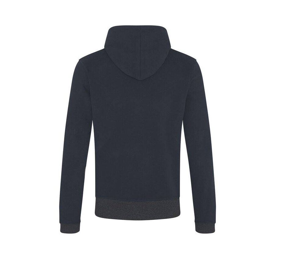 ECOLOGIE EA051 - Sweat capuche zippé en coton recyclé