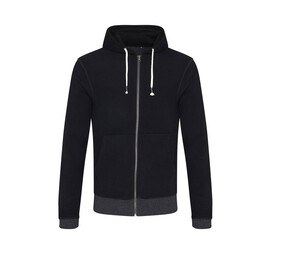 ECOLOGIE EA051 - Sweat capuche zippé en coton recyclé