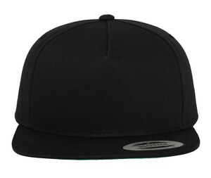 FLEXFIT FX6007 - Casquette 5 pans Snapback Black / Black