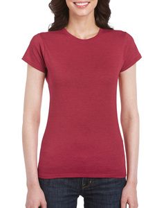 Gildan GN641 - T-shirt manches courtes pour femme Softstyle Antique Cherry Red