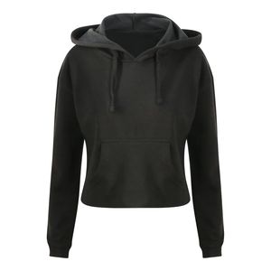 AWDIS JUST HOODS JH016 - Sweat Court Femme Jet Black