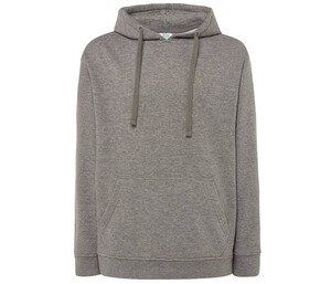 JHK JK295 - Sweat capuche 290 Gris clair melange