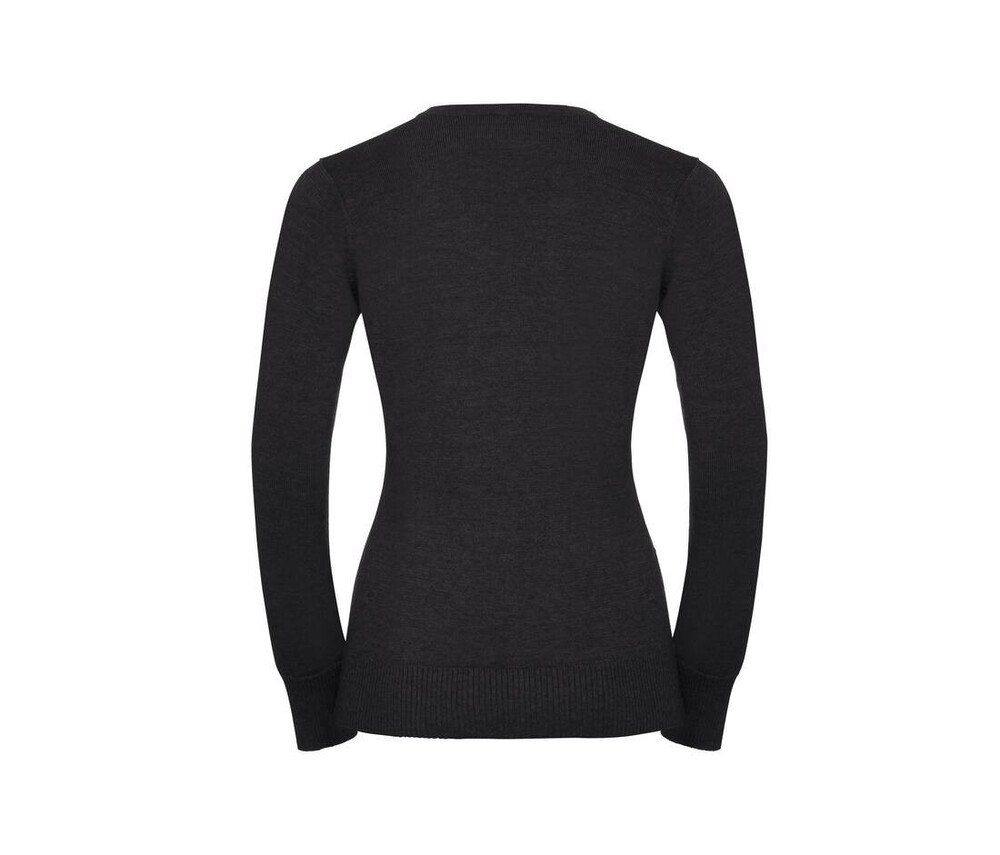 Russell Collection JZ10F - Sweat-Shirt Femme Col V