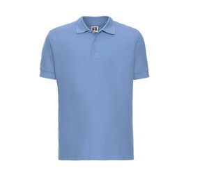 Russell JZ577 - Polo Résistant Homme 100% Coton Sky