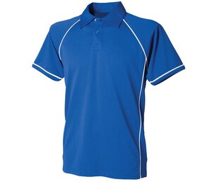 Finden & Hales LV370 - Polo respirant Cool Plus® Royal / White