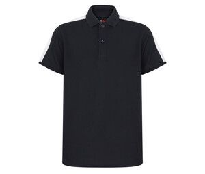 Finden & Hales LV382 - Polo stretch contrasté enfant Marine / Blanc