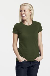 NEUTRAL O81001 - T-shirt ajusté femme Military