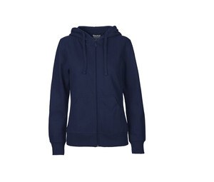 NEUTRAL O83301 - Sweat capuche zippé femme Navy