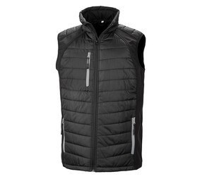 RESULT RS238 - Bodywarmer matelassé Noir / Gris