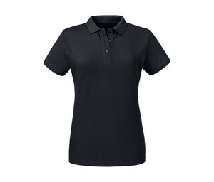 RUSSELL RU508F - Polo organique femme Noir