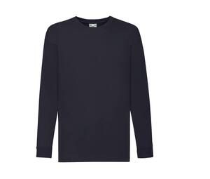 FRUIT OF THE LOOM SC6107 - Tee-shirt manche longue enfant Deep Navy