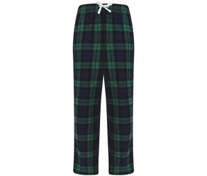 SF Mini SM083 - Pantalon de pyjama enfant Navy / Green Check