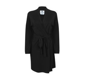 Towel City TC050 - Peignoir portefeuille Femme Noir