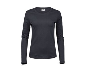 TEE JAYS TJ590 - T-shirt femme manches longues Dark Grey