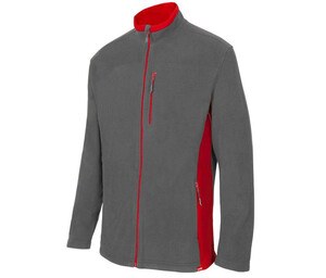 VELILLA V1504 - VESTE POLAIRE BICOLORE Grey/Red