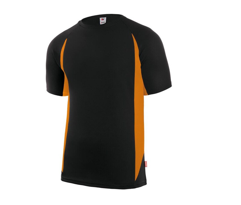 VELILLA T-shirt Alta Visibilità Manica Corta - Poliestere Riciclato, Colori Blu Navy E Giallo Fluoro, Taglia L, EN 20471 Classe 1, UPF 50+ - 4