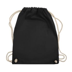 Westford Mill WM110 - Sac de Gym en Coton Black / Black