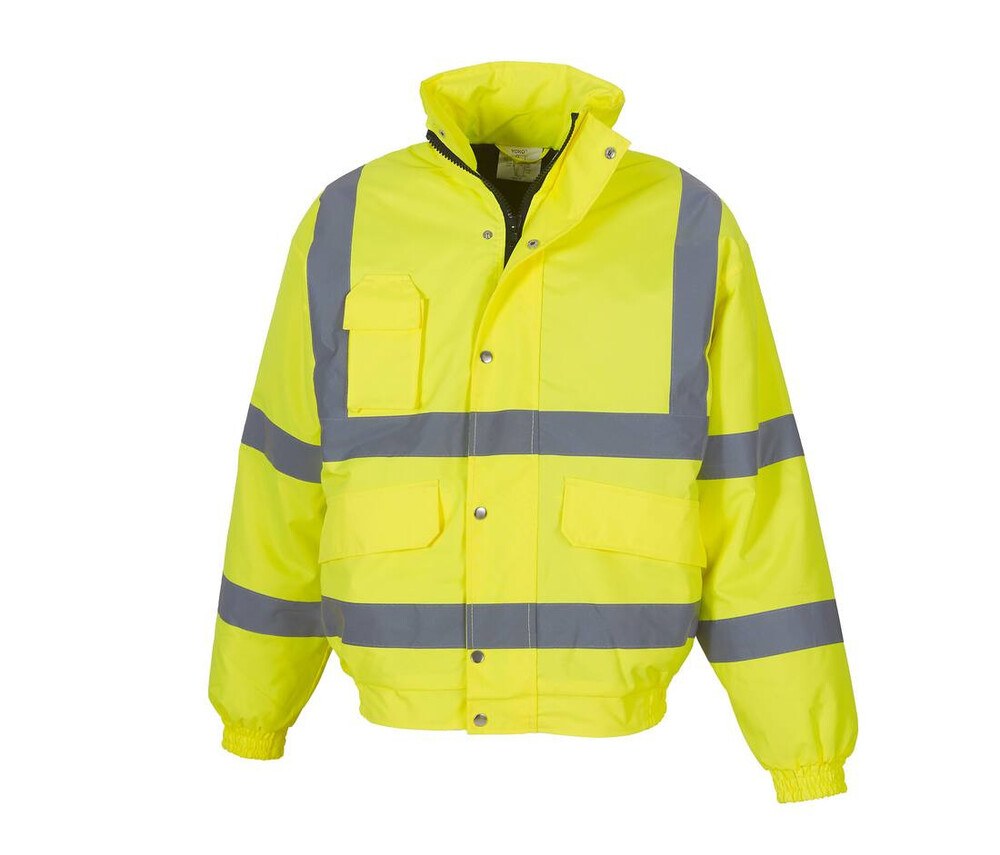 Veste De Travail Haute Visibilité Déperlante Hiver Yoko Kensington Jaune L 87871274