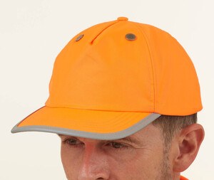YOKO YKTFC1 - Casquette casque haute visibilité Hi Vis Orange